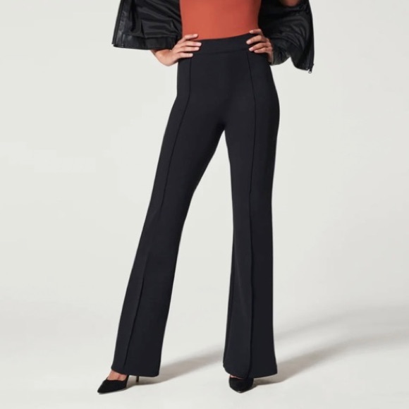 Spanx The Perfect Pant Hi-Rise Flare Black - Picture 1 of 10